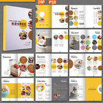 蛋糕甜点寿司画册美食杂志