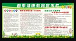 春季健康展板