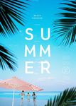 清新夏日唯美沙滩旅游度假海报
