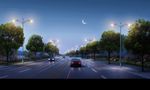 夜景道路设计