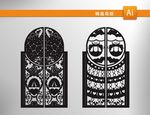 鼠绘花纹