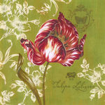 手绘欧式花卉装饰画画芯