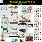 室内装饰品墙画陈设品su模型