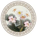 工笔荷花