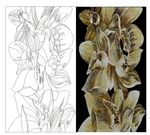 油画抽象花