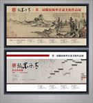 书画展海报