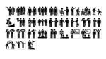 团队组织人的象形图标