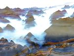 锦绣河山石纹山水大理石背景墙