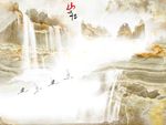 锦绣江山大理石背景