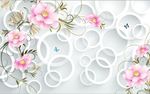 3D梦幻玫瑰花