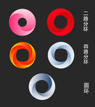 简约圆环UI