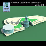 规划建筑 简易建筑 规划体块