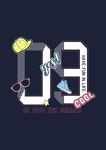 09字母艺术字体T恤卫衣印花图