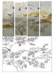 精彩教堂 梨花鸟