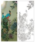 精彩移门孔雀