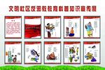 反邪教知识挂图展板