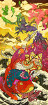日式浮世绘背景插画装饰图片