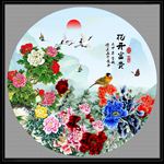国画牡丹