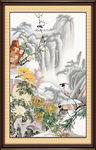 国画菊花图