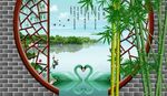 中式背景墙