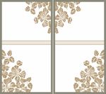 移门图案 花叶子 线条