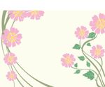 花 对角花 硅藻泥图案