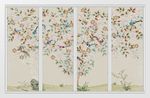 中式工笔画花鸟移门