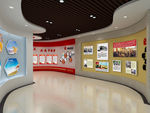 党建企业文化展厅3dmax模型