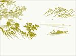 中式山水墙画