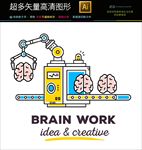 大脑图标图片