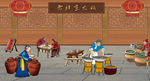 火锅挂画