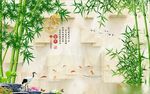 家和富贵竹子图