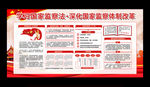 学习国家监察法党建展板