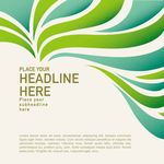 绿色时尚抽象背景设计