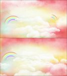 高空云层彩虹