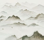 3D山水水墨山图片