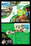 健身宣传春季夏季蜕变主题折页