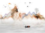 水墨山水画
