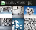 6款高清大图方块缤纷图片合集