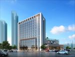 商业办公楼沿街透视效果图