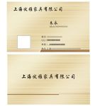 金色高端拉丝名片