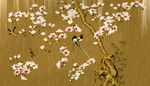 中式花鸟工笔高清壁画