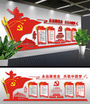 党建文化墙党员活动室