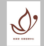 彬美塑 标志 蝴蝶