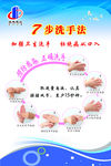七步洗手法图片