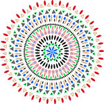 民族风 民族花纹 圆形花纹