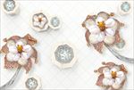 3d立体珠宝花朵电视背景墙
