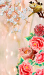 玉雕花鸟