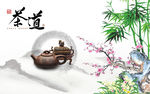 竹柳背景墙