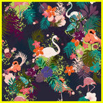 方巾 丝巾 花型 数码印花